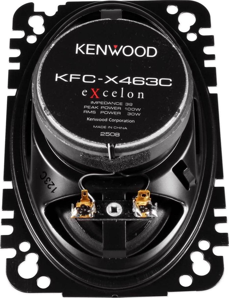 Brand New Kenwood Excelon KFC-X463C 4 x 6 2 Way Pair Of Car Audio Speakers Totalling 200 Watts Peak / 60 Watts RMS