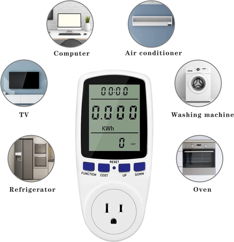 CEST LAVIE Plug Power Meter and Electricity Usage Monitor, Energy Watt