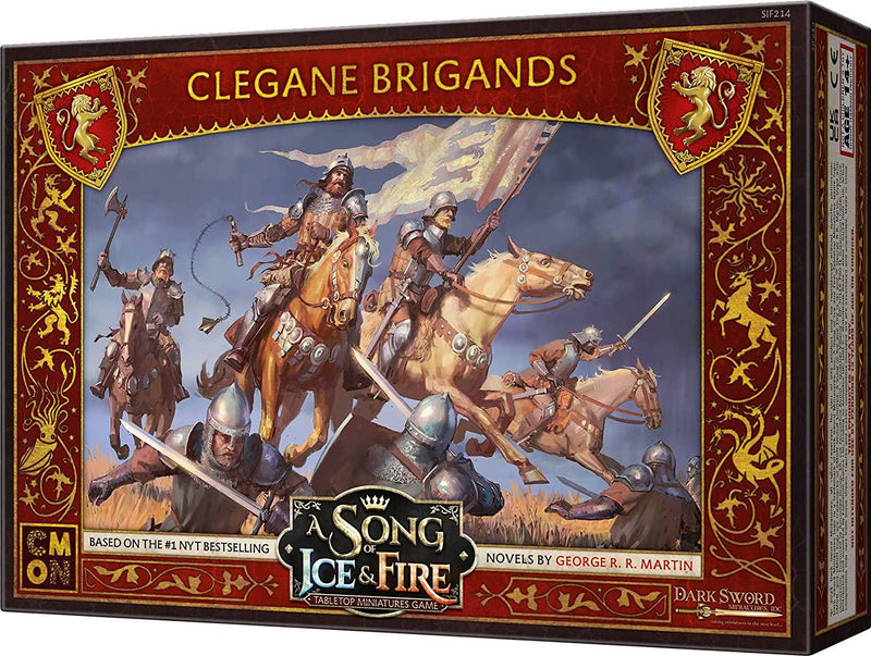 CMON A Song of Ice and Fire Tabletop Miniatures Game House Clegane Brigands, (SIF214)