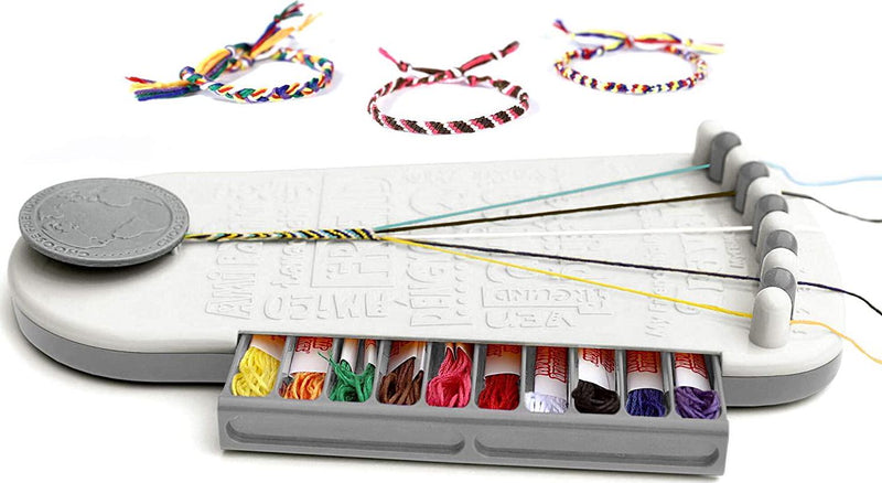 My Friendship Bracelet Maker, 20 Pre-cut Threads craft Kit / Kids Jewelry  Kit 