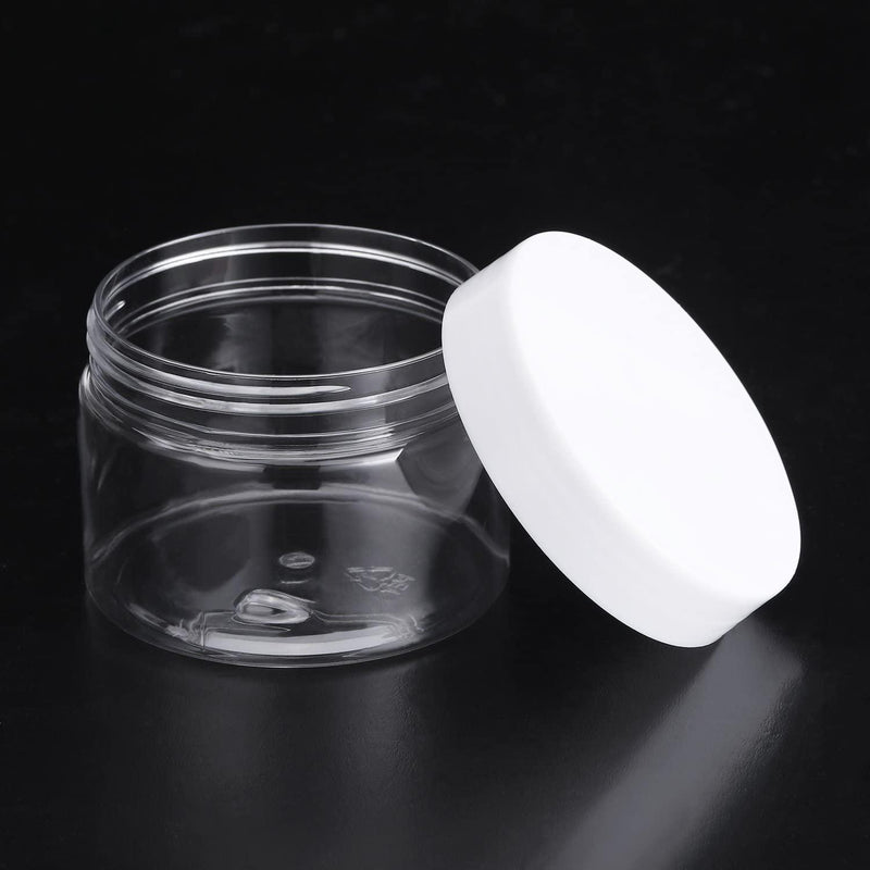 Chuangchou Empty Clear Plastic Slime Storage Favor Jars Wide-mouth Pla