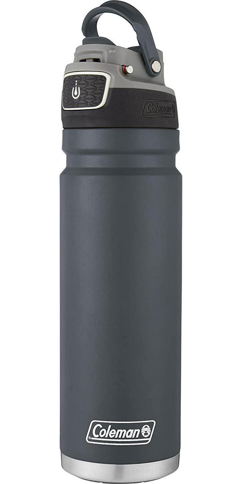 Coleman Autoseal FreeFlow Stainless Steel Insulated Water Bottle, Black, 40 oz