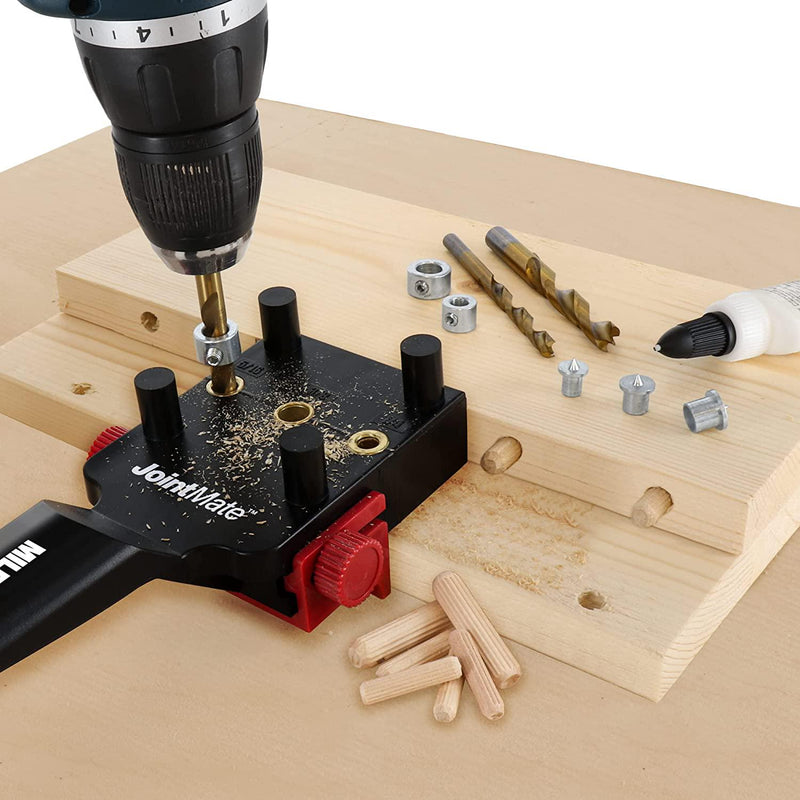 Complete Doweling Kit with Dowel Pins and Bits (New Version)
