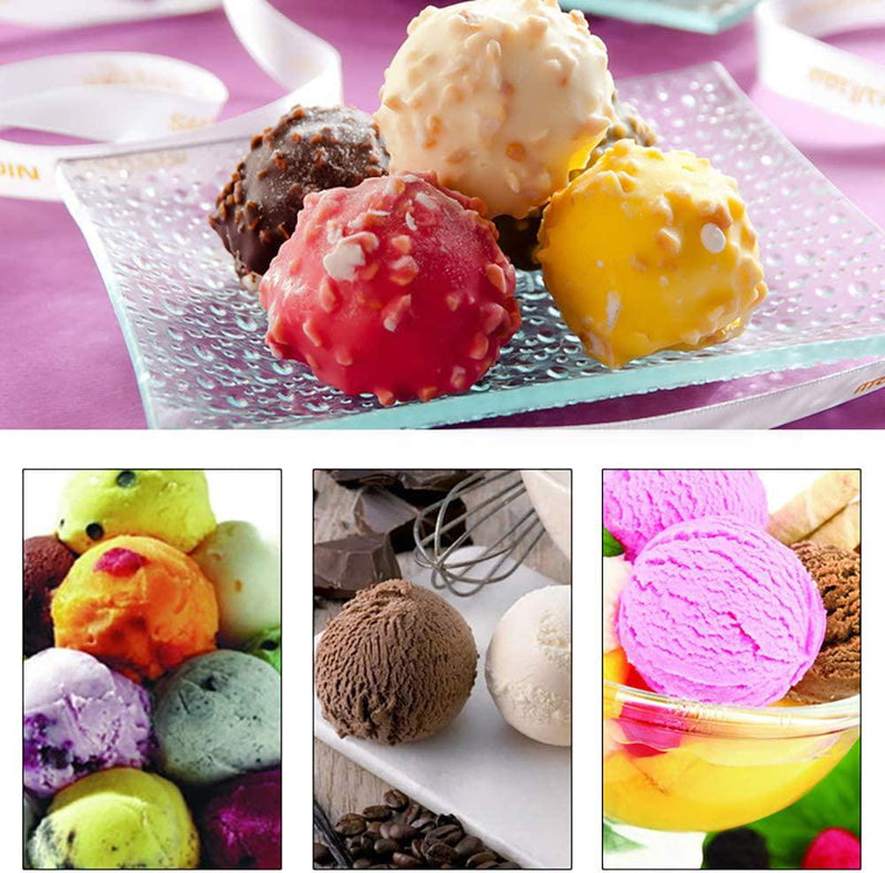 Cookie Scoop Set, Ice Cream Scoop Set, 3 PCS Metal Ice Cream Scoop Trigger  Include LargeMediumSmall Size, Select 188 Stainless S 