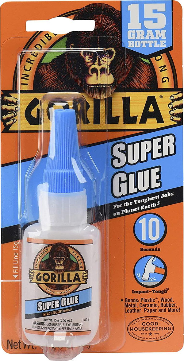 Cpi Manufacturing 7805002 Gorilla Super Glue, 15 G, Clear