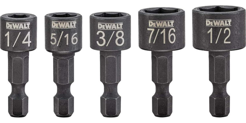 DEWALT - DWAIND-5 Nut Driver Set, Compact, 5-Piece (DWAIND5)