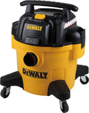 DEWALT DXV23PTA 23L Wet/Dry Vac (Power Take Off), 1150 W, 230 V, Yellow/Black