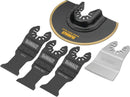 DEWALT Oscillating Tool Blades Kit, 5-Piece (DWA4216), Black