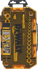 DEWALT Socket Set, 3/8-Inch Drive, SAE/Metric, 34-Piece (DWMT73804)