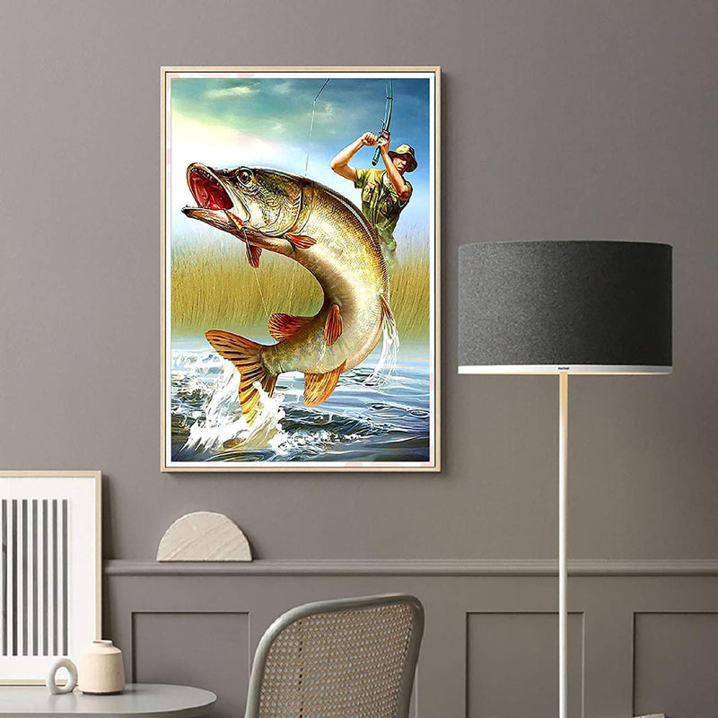 Trout Fish Art - 5D Diamond Painting 