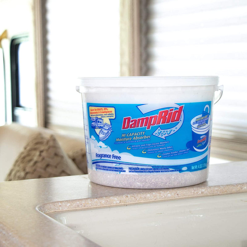 DampRid Disposable Hi- Capacity Moisture Absorber, Fragrance Free, 1.81 kg