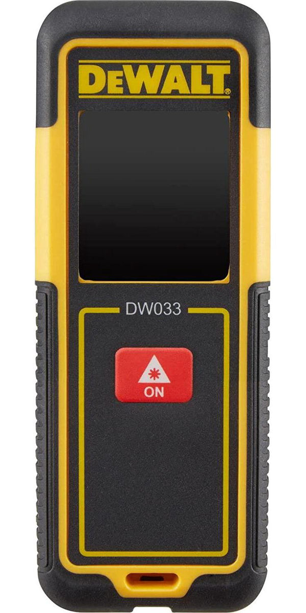 Dewalt DW033-XJ 30 Meter Laser Distance Measurer, Black/Yellow - (AU PRODUCT)