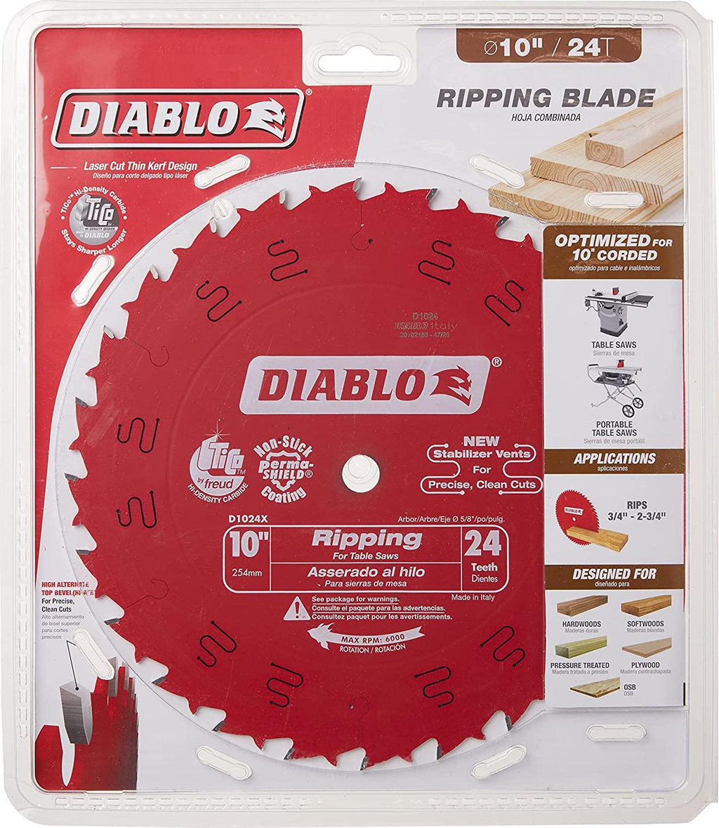 Diablo D1024X Ripping Saw Blade