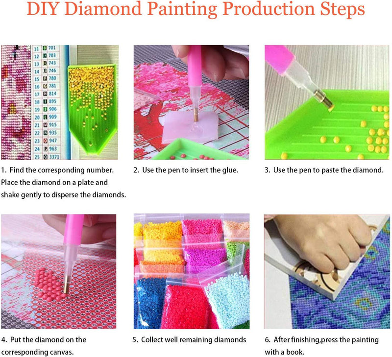 5D DIY Diamond Painting Kits for Adults Large Size Full Drill Diamond Arts  Rhinestone Pasted DIY