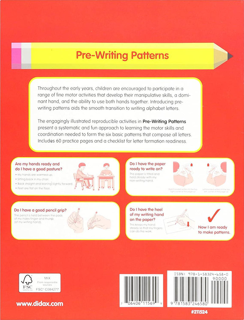 Didax Educational Resources Pre-Writing Patterns