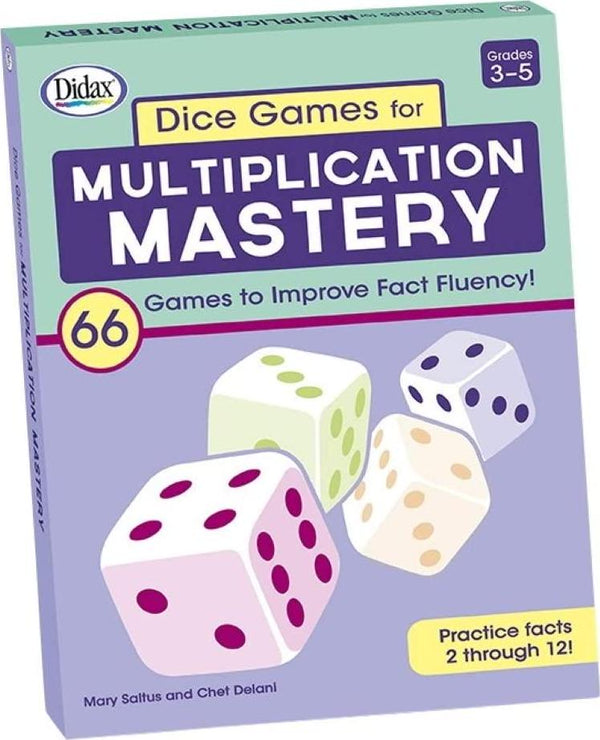 Didax Educational Resources Dice Games for Multiplication Mastery