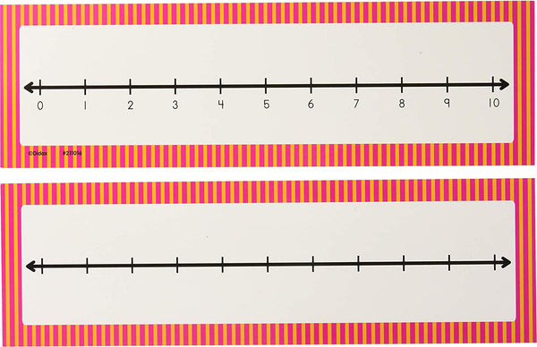 Didax Educational Resources 0-10 Student# Lines - Set of 10, Multicolor