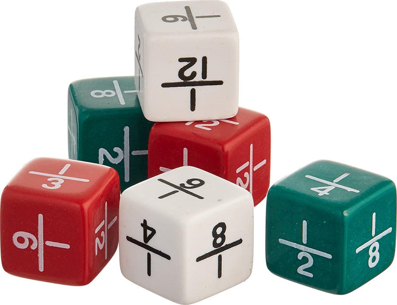 Didax Educational Resources Fraction Dice (6 Piece)