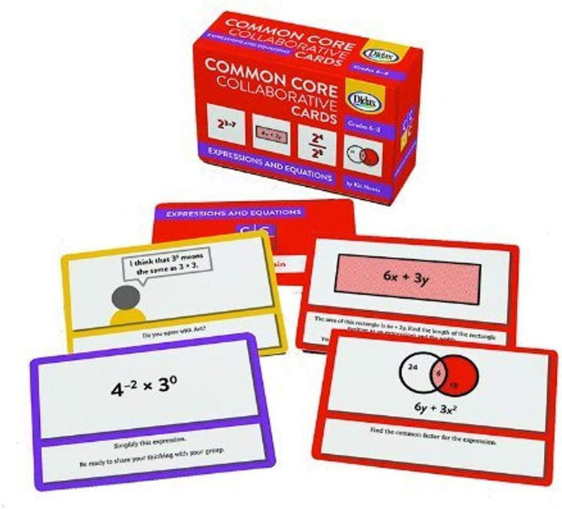 Didax Educational Resources Common Core Collaborative Cards-Expressions and Equations