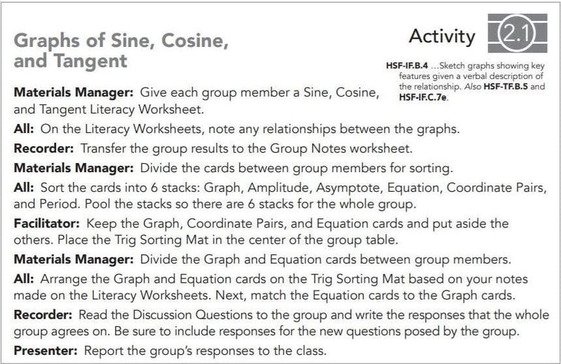 Didax Educational Resources The Algebra Game: Trig Functions Educational Game