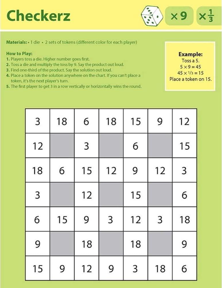 Didax Educational Resources Dice Games for Multiplication Mastery