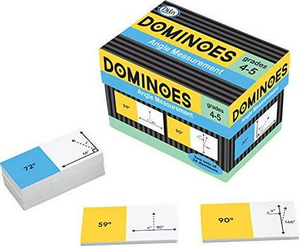Didax Educational Resources Angle Measurement Dominoes Learning Kit