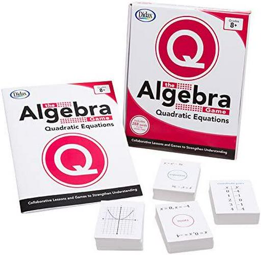 Didax Educational Resources The Algebra Game: Quadratic Equations Basic Educational Game