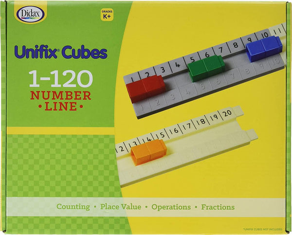 Didax Educational Resources UNIFIX 1-120 Number Line Track