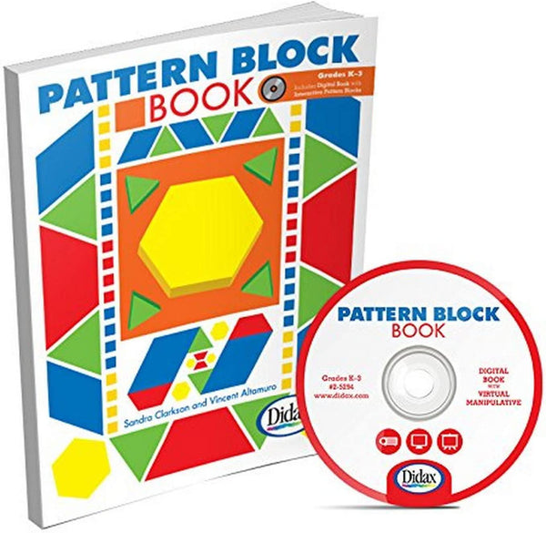 Didax Educational Resources Pattern Block Book with IWB CD