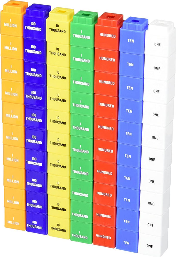 Didax Educational Resources Unifix Cube Place Value to 1 Million