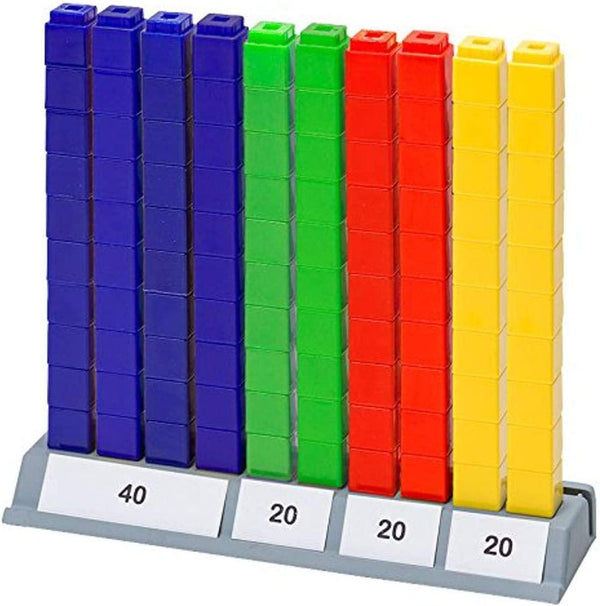 Didax Educational Resources Unifix Cubes Hundred Base Math Manipulative, Multicolor