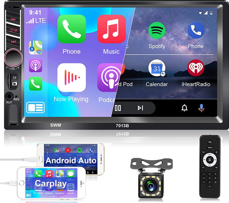 1 Din 5 Inch Car Radio Car Stereo Bluetooth Mp5 Player With For Carplay  Android Auto Tf Usb Touch S