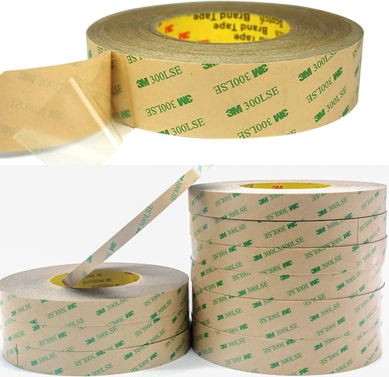 Double Sided Mounting Tape 0.39 x 63.6 Ft 3M 300LSE Strong Adhesive He