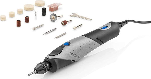 Dremel 2050 Stylo+ Electric Engraver Pen, Versatile Engraving Tool Kit with 15 Accessories and Multi Chuck for Engraving, Etching, Carving, Polishing and More