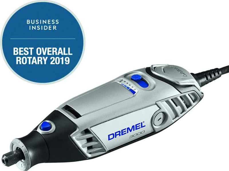 Dremel 3000 Rotary Tool 130 W, Multi Tool Kit with 1 Attachment 25 Accessories, Variable Speed 10.000-33.000 RPM