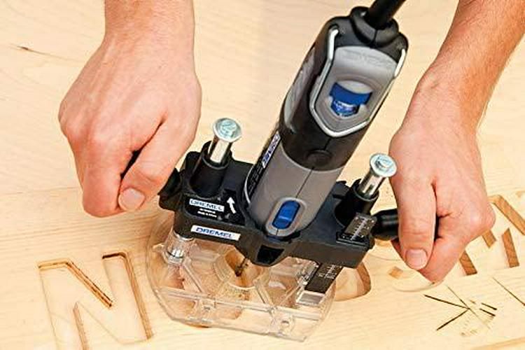 Dremel 335 Plunge Router Rotary Tool Attachment for Precision Routing, Cutting, Drilling and Trimming on Wood, Medium