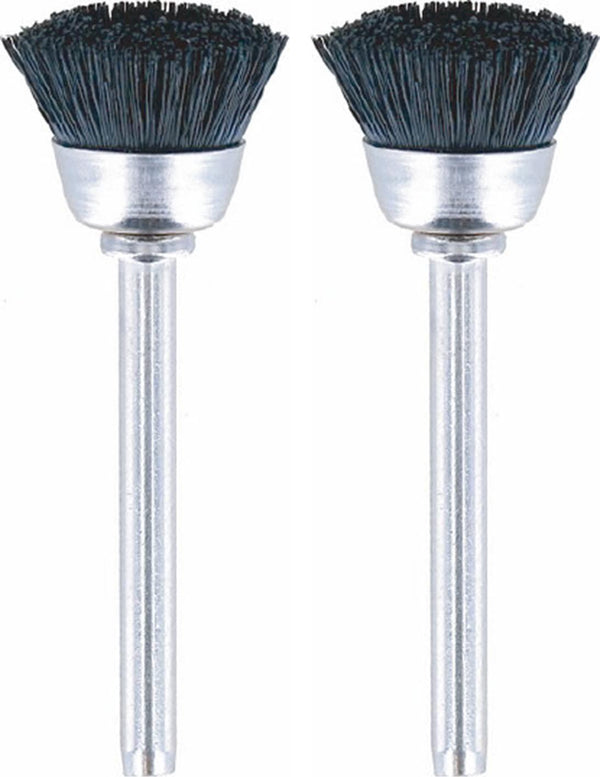 Dremel 404-02 Nylon Bristle Brushes (2 Pack), 1/2