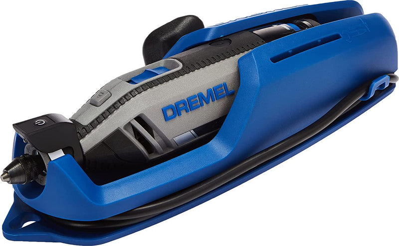 Dremel 4300 Rotary Tool 175W, Multi Tool Kit with 3 Attachments, 45 Accessories and Front LED Light, Variable Speed 5000-35000rpm for Cutting, Carving, Cleaning, Sanding, Engraving, Grinding