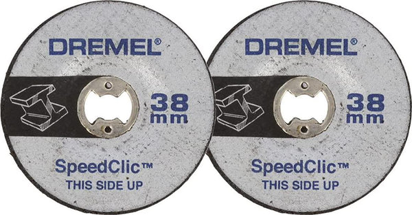 Dremel 541 Grinding Wheels Accessory Set, 2 Aluminium Oxide Grinding Wheels for Grinding and Sharpening Metals