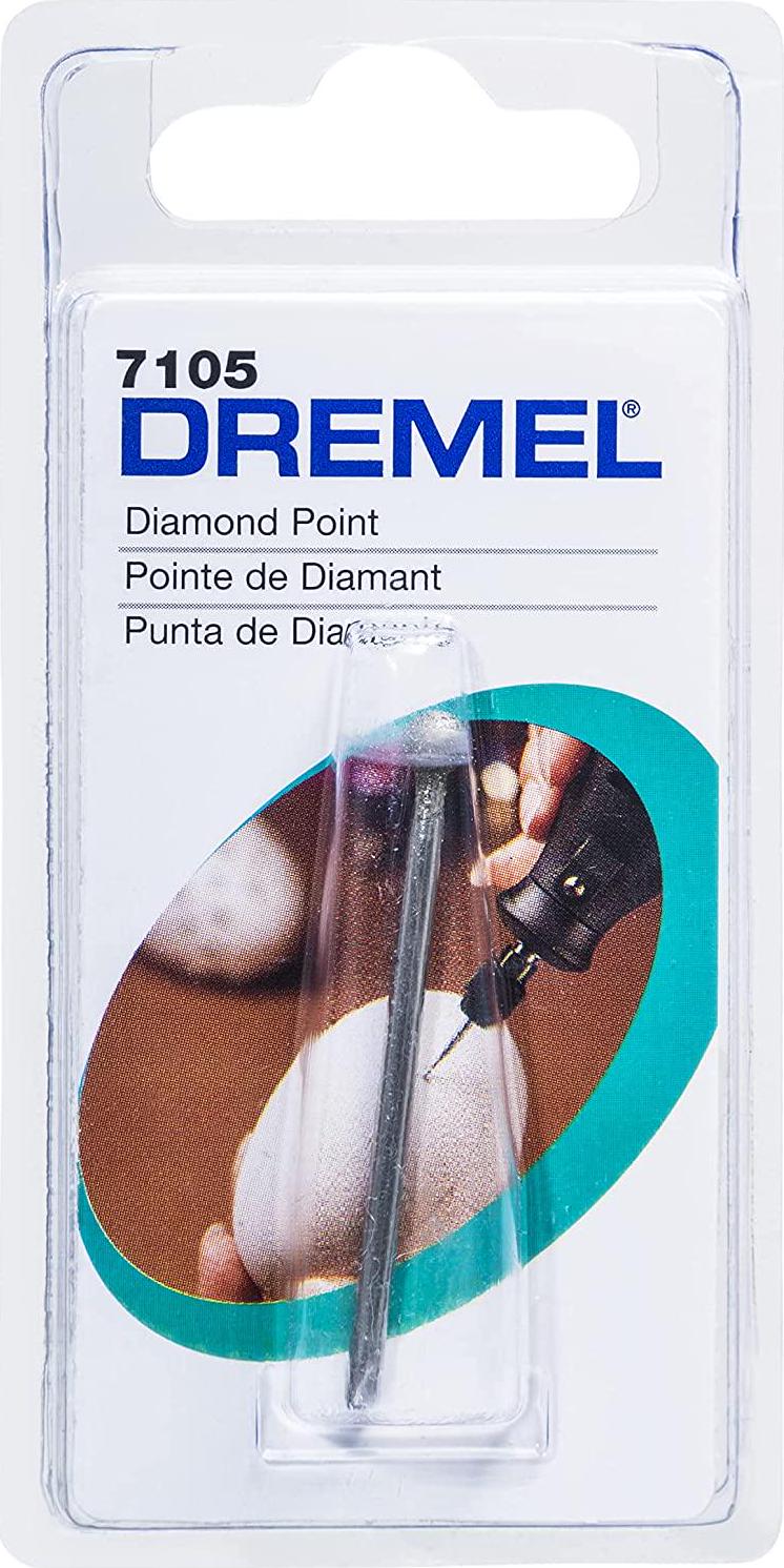 Dremel 7105 Diamond Ball Points, with 4.4 mm Bits for Engraving, Carving and Cutting