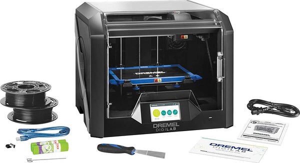 Dremel Digilab 3D45 Award Winning 3D Printer with Heated Build Plate, High Build Volume (for PLA, nylon, Eco-ABS and PETG filament, with full-colour touch display, in box)