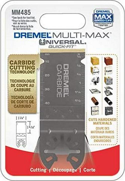 Dremel MM485B Carbide Flush Cutting Blades, Pack of 3