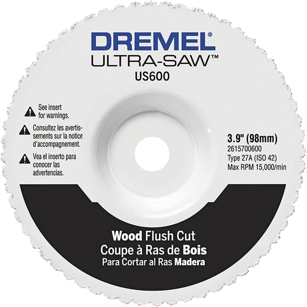 Dremel US600-01 Ultra-Saw 4-Inch Wood Flush Cut Wheel
