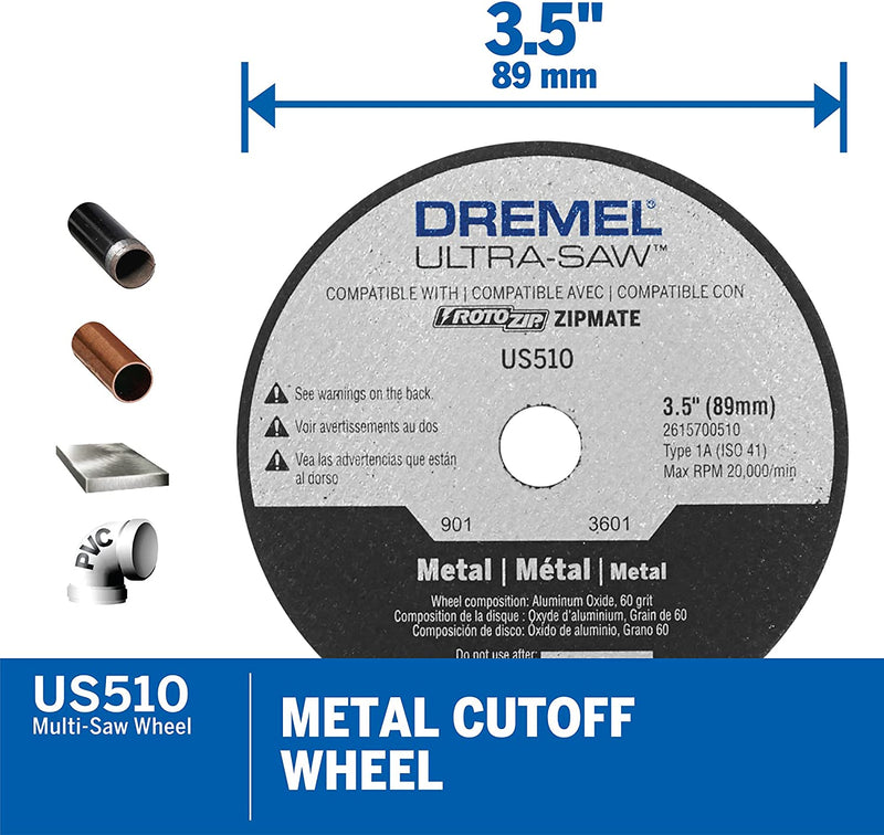 Dremel US700 Ultra-Saw 6-Piece Cutting Wheel Kit
