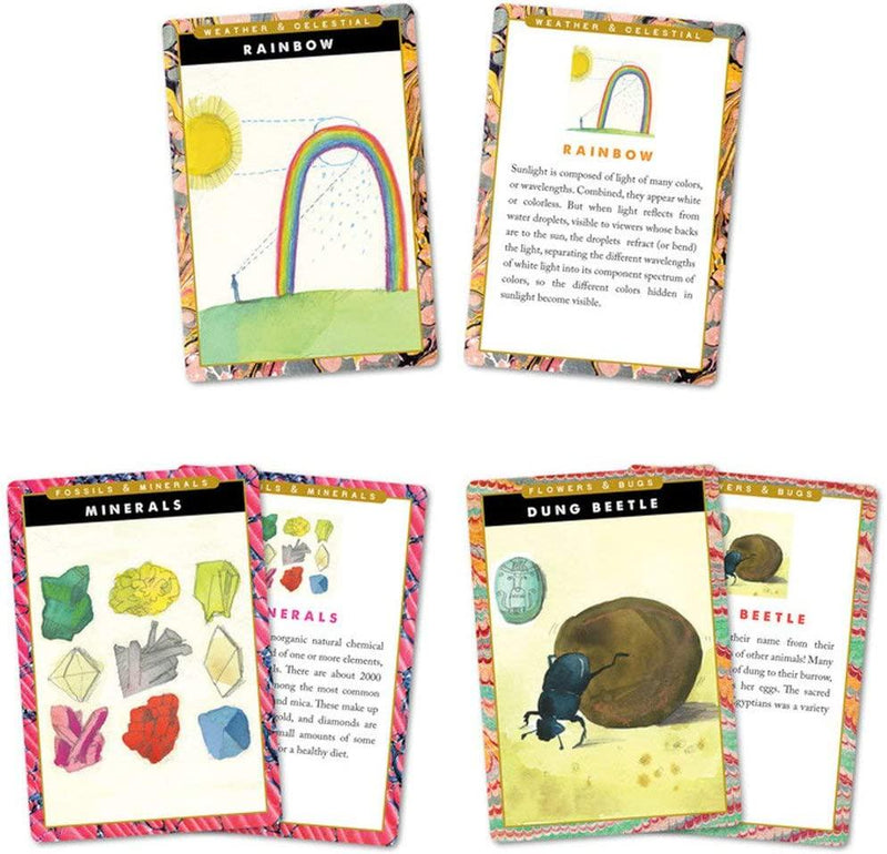 EEBOO Natural Science Flash Cards, 1 EA