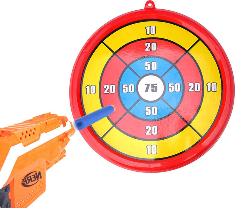 EKIND 8-inch Soft Bullet Dart Shooting Target Practice Compatible for Nerf Guns and Foam Blasters (Pack of 1)