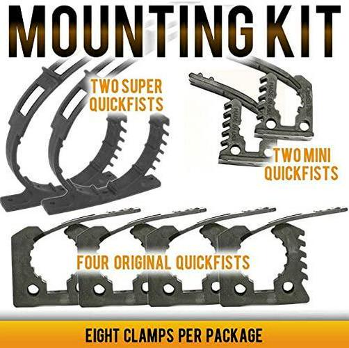 END OF ROAD 8 piece Quick Fist Clamp Mounting Kit - 90010