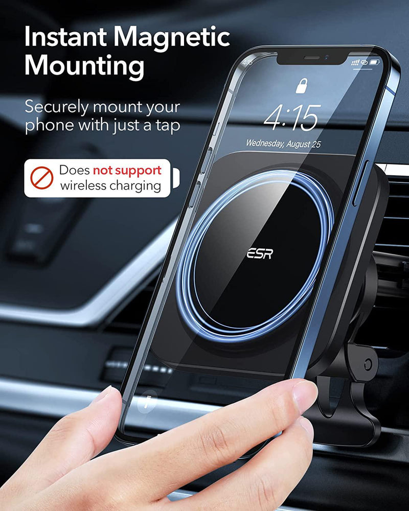 ESR HaloLock MagSafe Car Mount [Magnetic Car Phone Holder] for iPhone