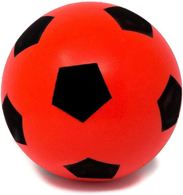 E-Deals 17.5cm Soft Foam Balls Indoor Outdoor Soft Sponge Foam Soccer Ball Great Fun for Adults and Kids Boys and Girls