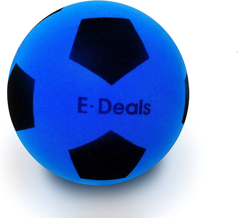 E-Deals 20cm Soft Foam Sponge Indoor Outdoor Football Soccer Ball Great Fun Kids Children Adults